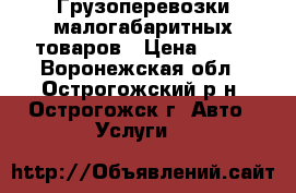 Грузоперевозки малогабаритных товаров › Цена ­ 14 - Воронежская обл., Острогожский р-н, Острогожск г. Авто » Услуги   